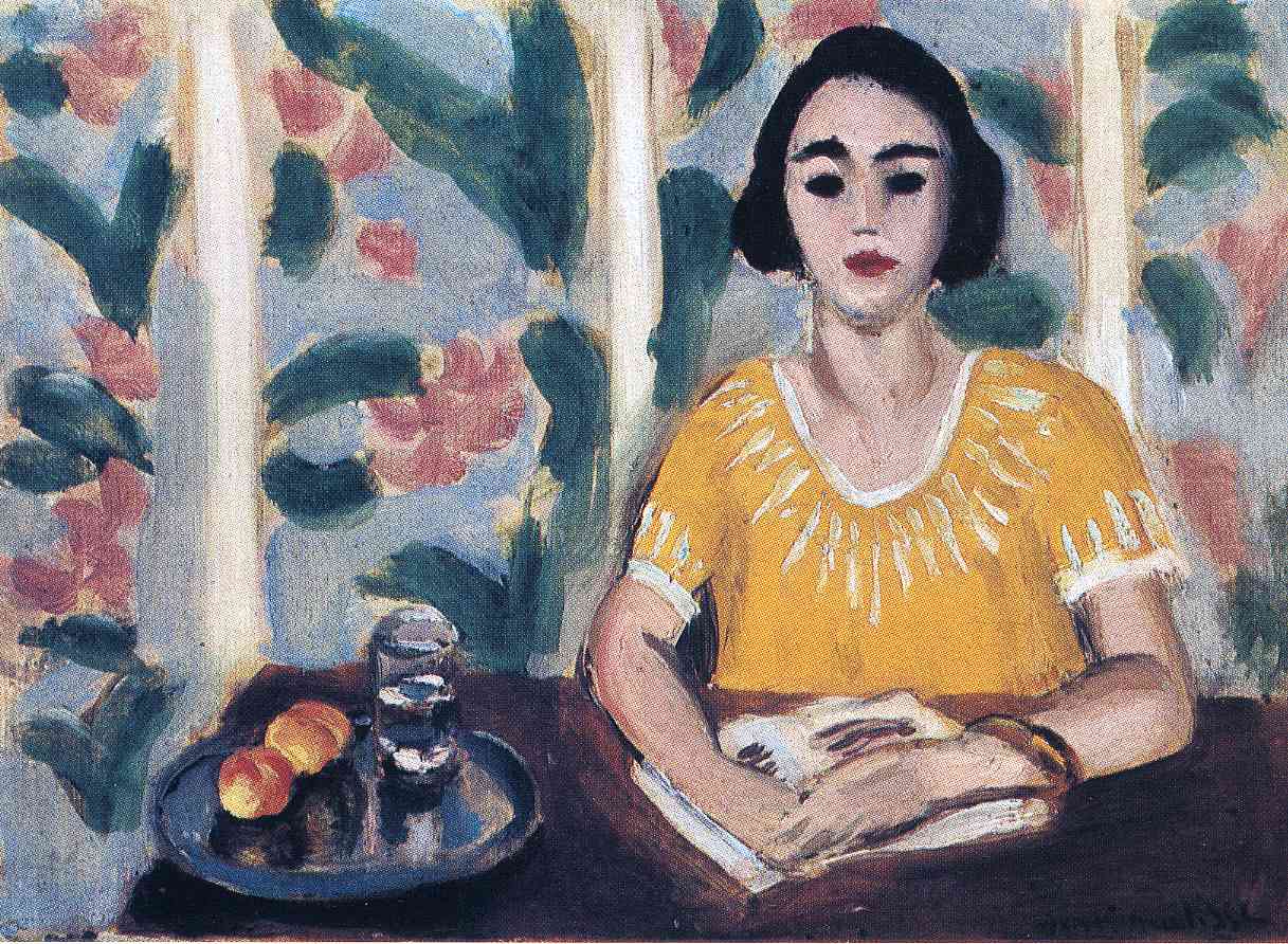Henri Matisse - Woman Reading with Peaches 1923